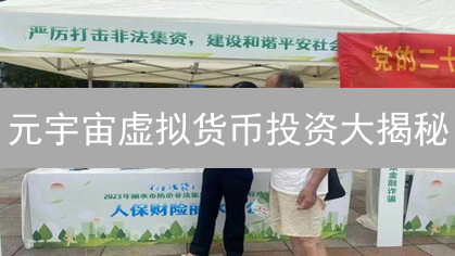 元宇宙虚拟货币投资大揭秘：暴富神话还是血本无归？