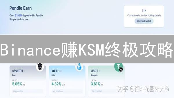 Binance赚KSM终极攻略：5招教你玩赚Kusama！