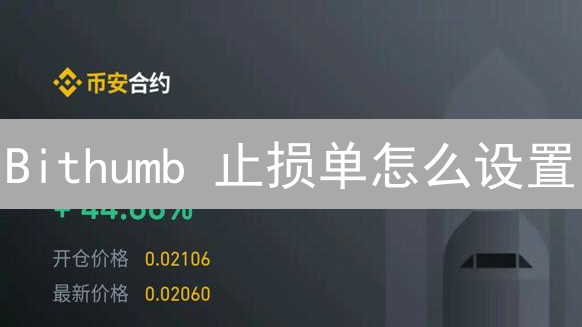 Bithumb 止损单怎么设置？2024 最新保姆级教程，有效降低加密货币投资风险！