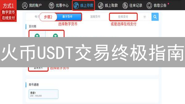 火币USDT交易终极指南：新手必看！避坑攻略